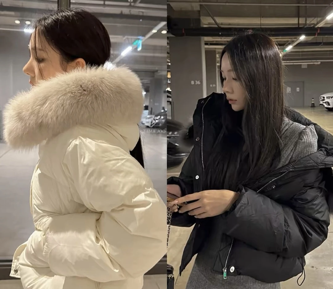 阿宝家休闲百搭时尚羽绒服女韩版小个子显瘦