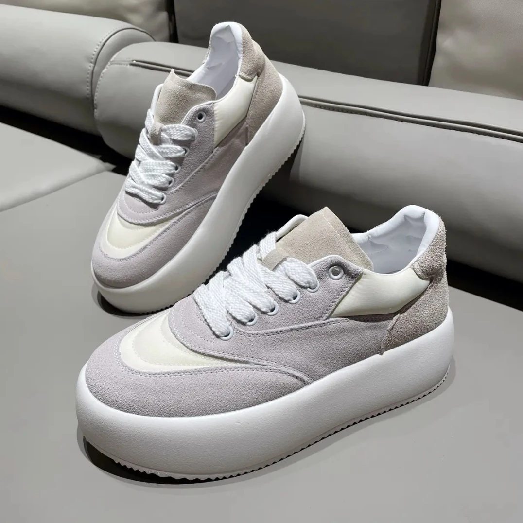 【百搭面包鞋】男士厚底增高松糕底面包鞋男款鞋子潮鞋透气潮流秋冬