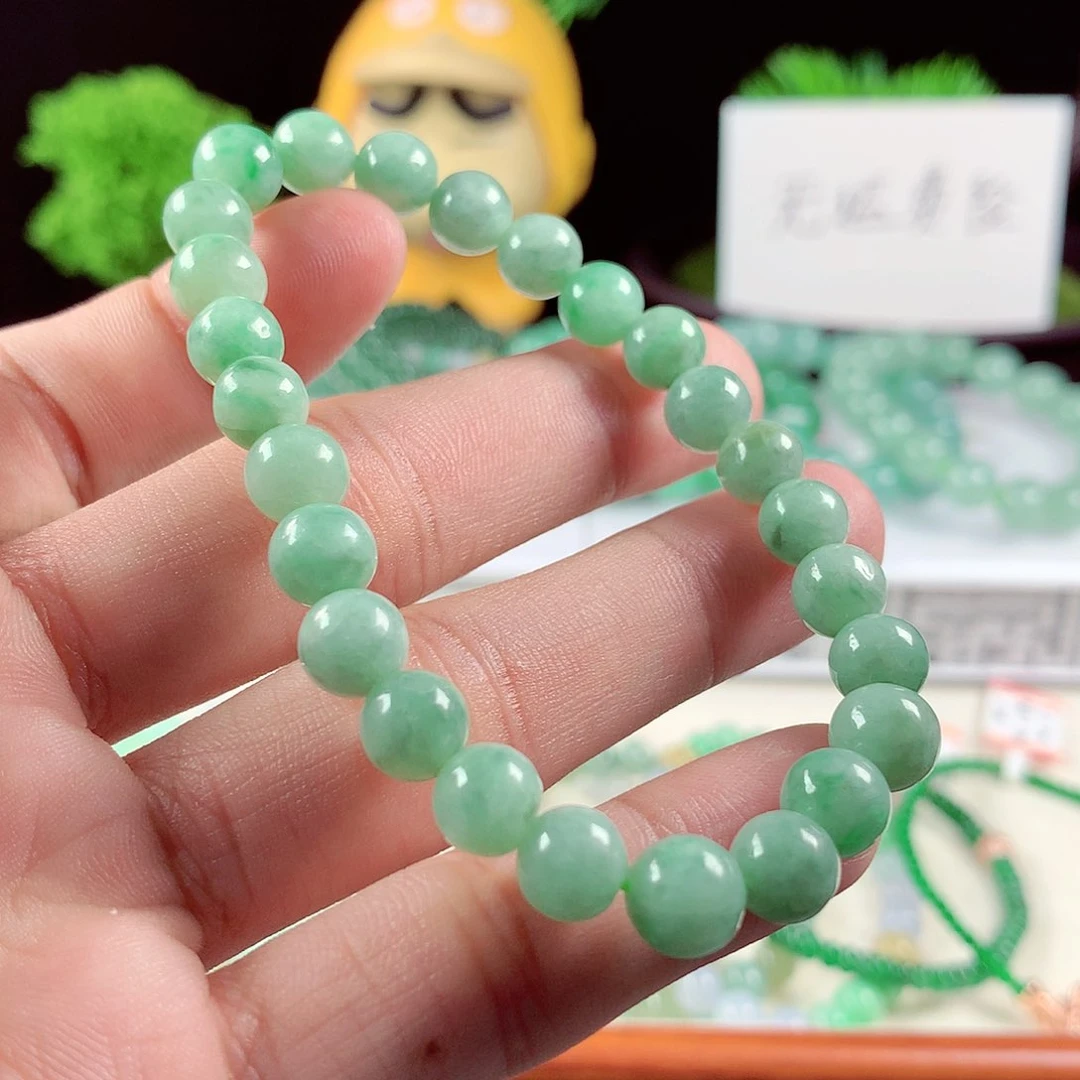 翡翠毛衣链未镶嵌