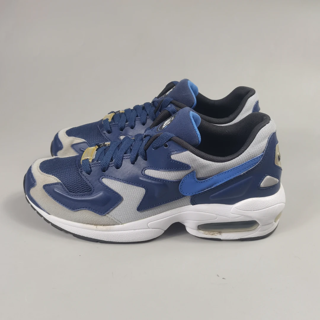 二手正品42码  耐克Nike AIR MAX 2 男休闲老爹跑步鞋 公价773