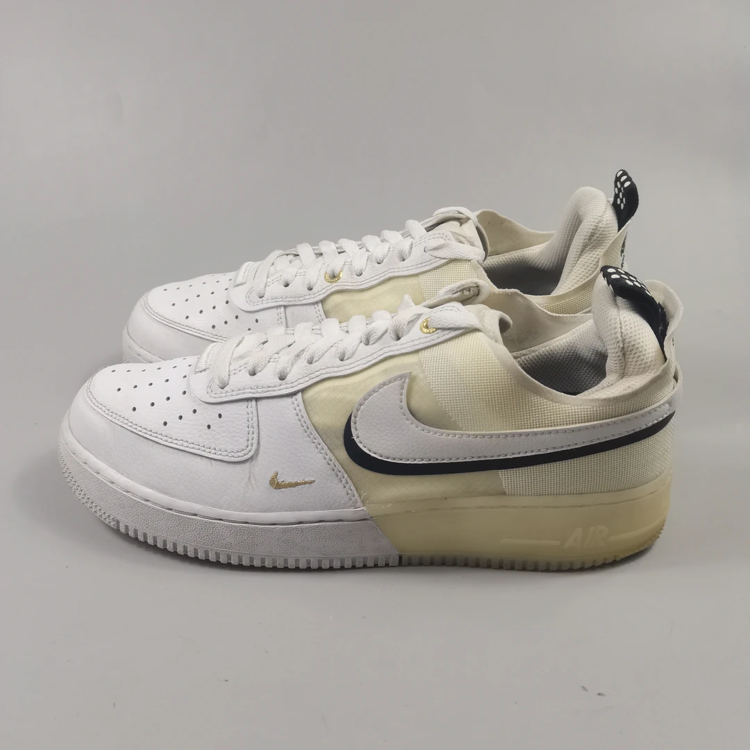 二手正品43码 Nike Air Force 1 鞋底破洞 低帮休闲板鞋 公价866