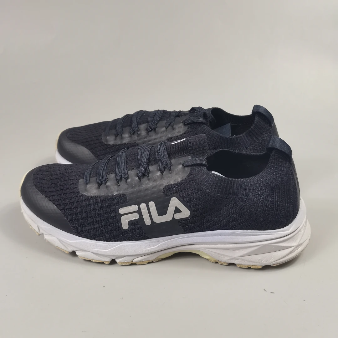 二手40码/FILA斐乐男鞋经典logo飞线编织鞋面休闲鞋F12M/公价687