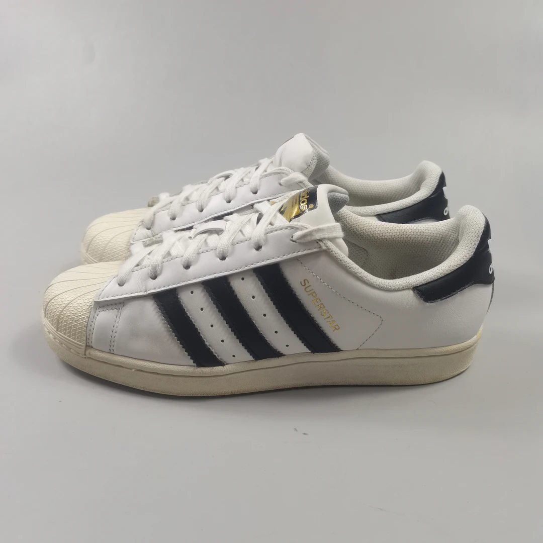 二手正品 40码 Adidas阿迪达斯superstar 贝壳头休闲板鞋 公价721