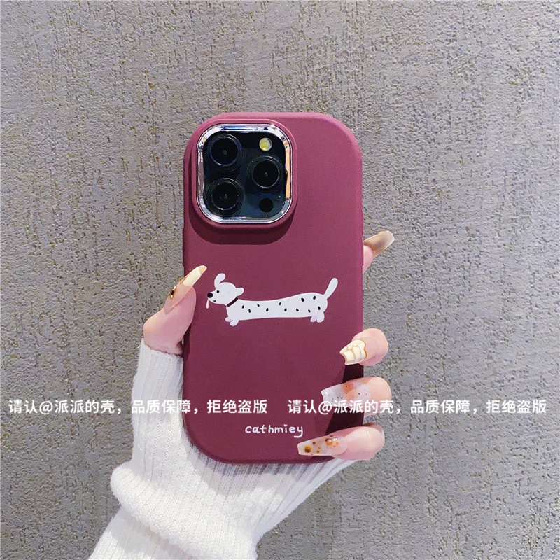 （iPhone13系列）银镜小胖墩适用iPhone13/13Pro/13ProMax手机壳潮