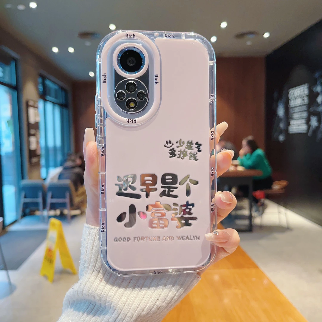 （华为nova9系列）镜面奶油壳适用华为nova9/华为nova9Pro手机壳潮