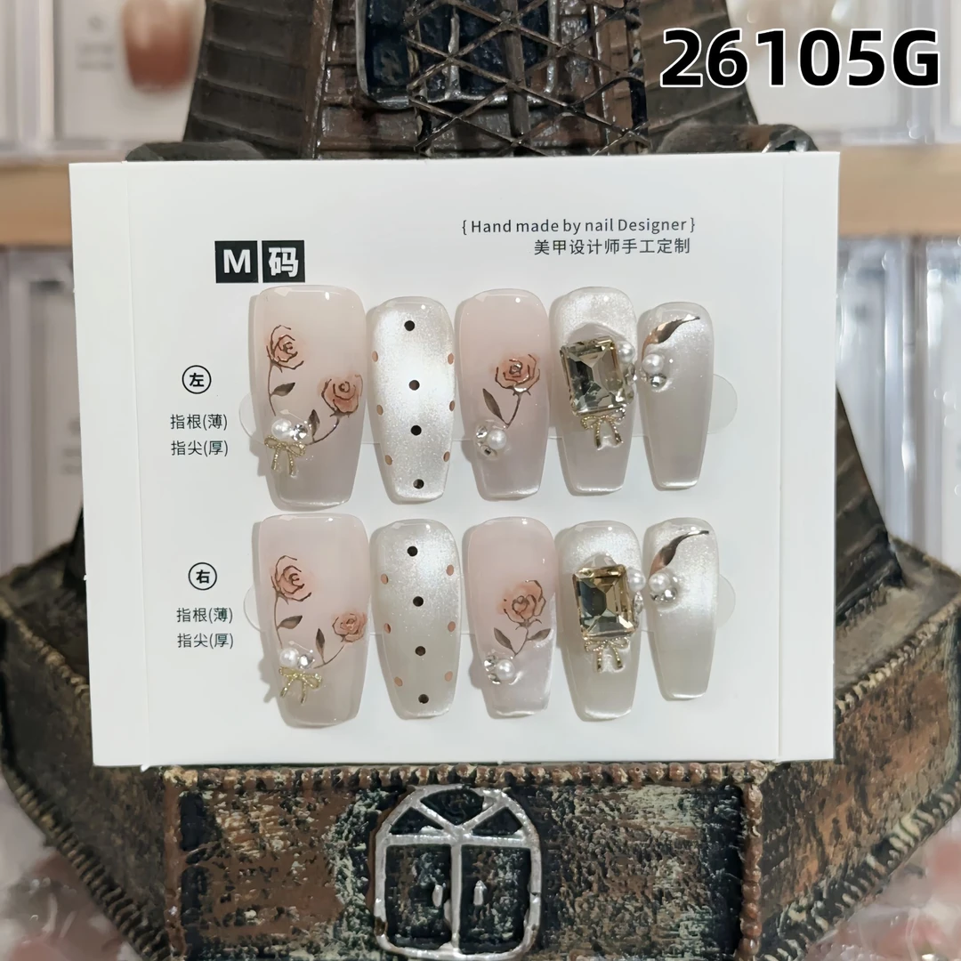 学长设计穿戴甲  编号26105G   玫瑰故事会（中梯）