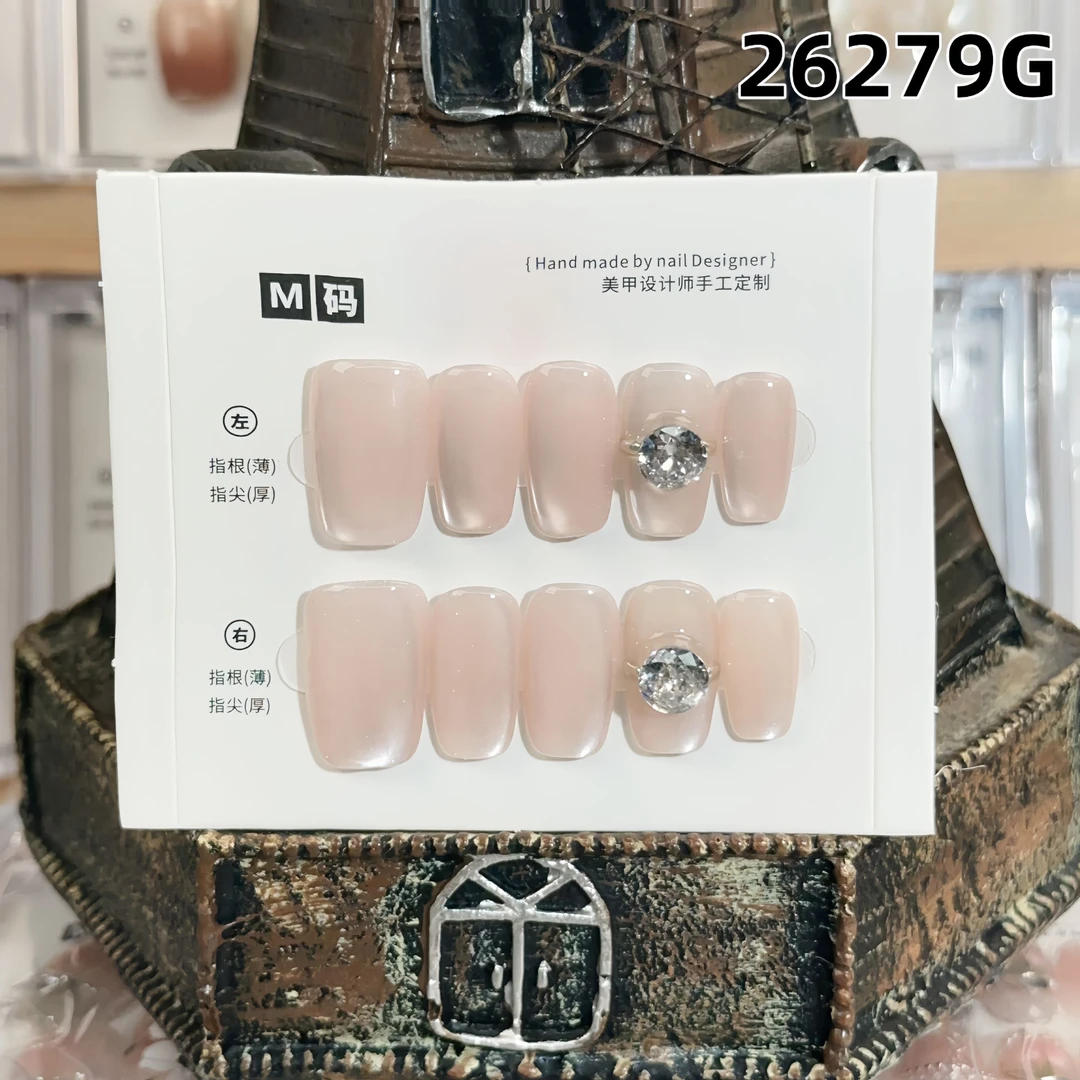 学长设计穿戴甲  编号26279G 克拉恋人（短梯）