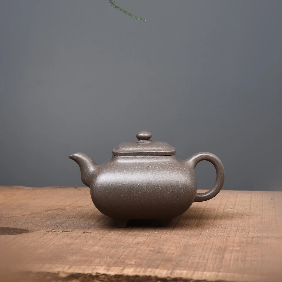 宜兴紫砂茶壶 《传炉》原矿清灰砂烧制 吴秀兰全手工制作