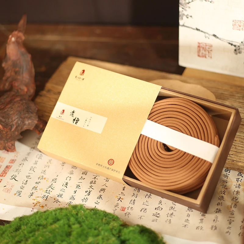 【郑师傅】老檀 手作盘香  24小时盘香 卧室客厅家居手工香薰