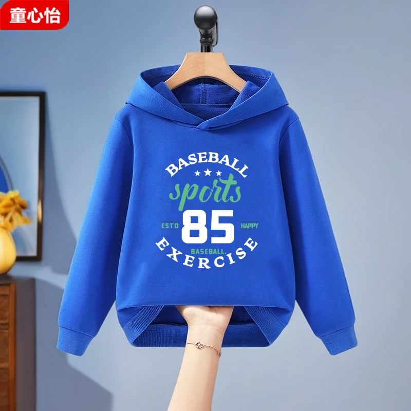 儿童加绒连帽卫衣2025秋冬季新款男童长袖中大童男孩宽松保暖上衣