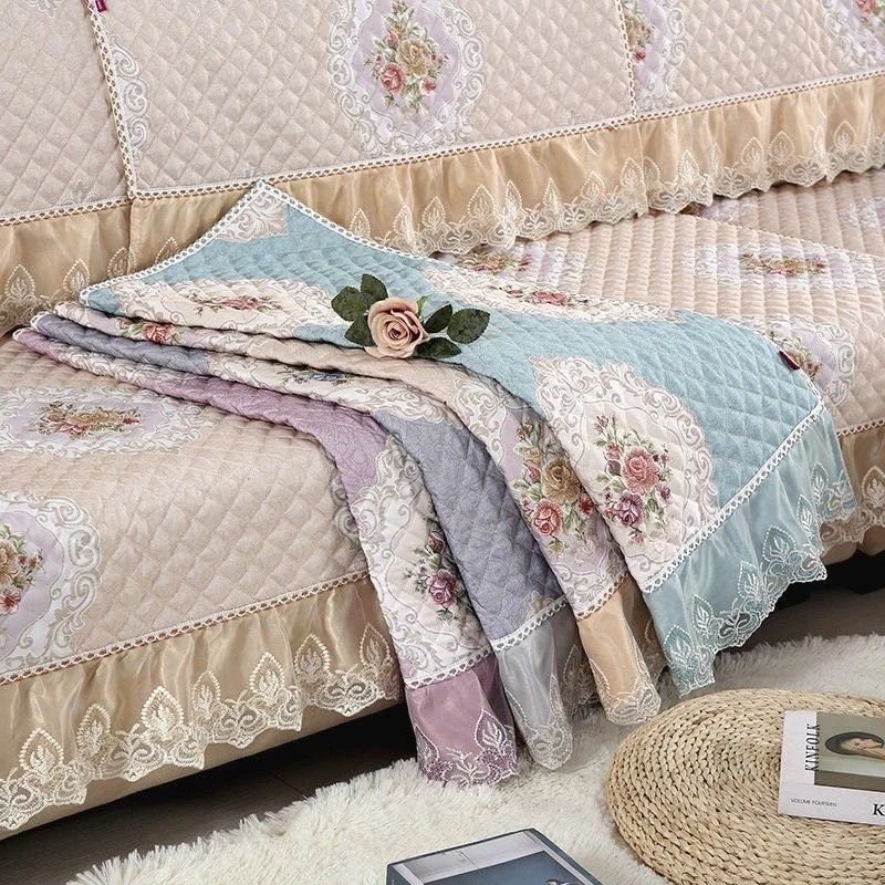 ［微瑕］特价不退促销款高档全盖加厚沙发垫一套三片90+160+200