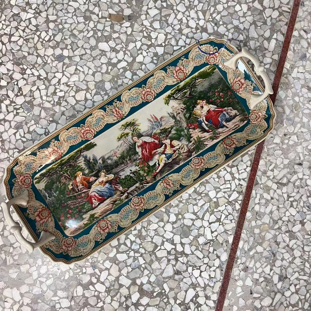 客来涌 cz 长 托盘 瑕疵 破瓷