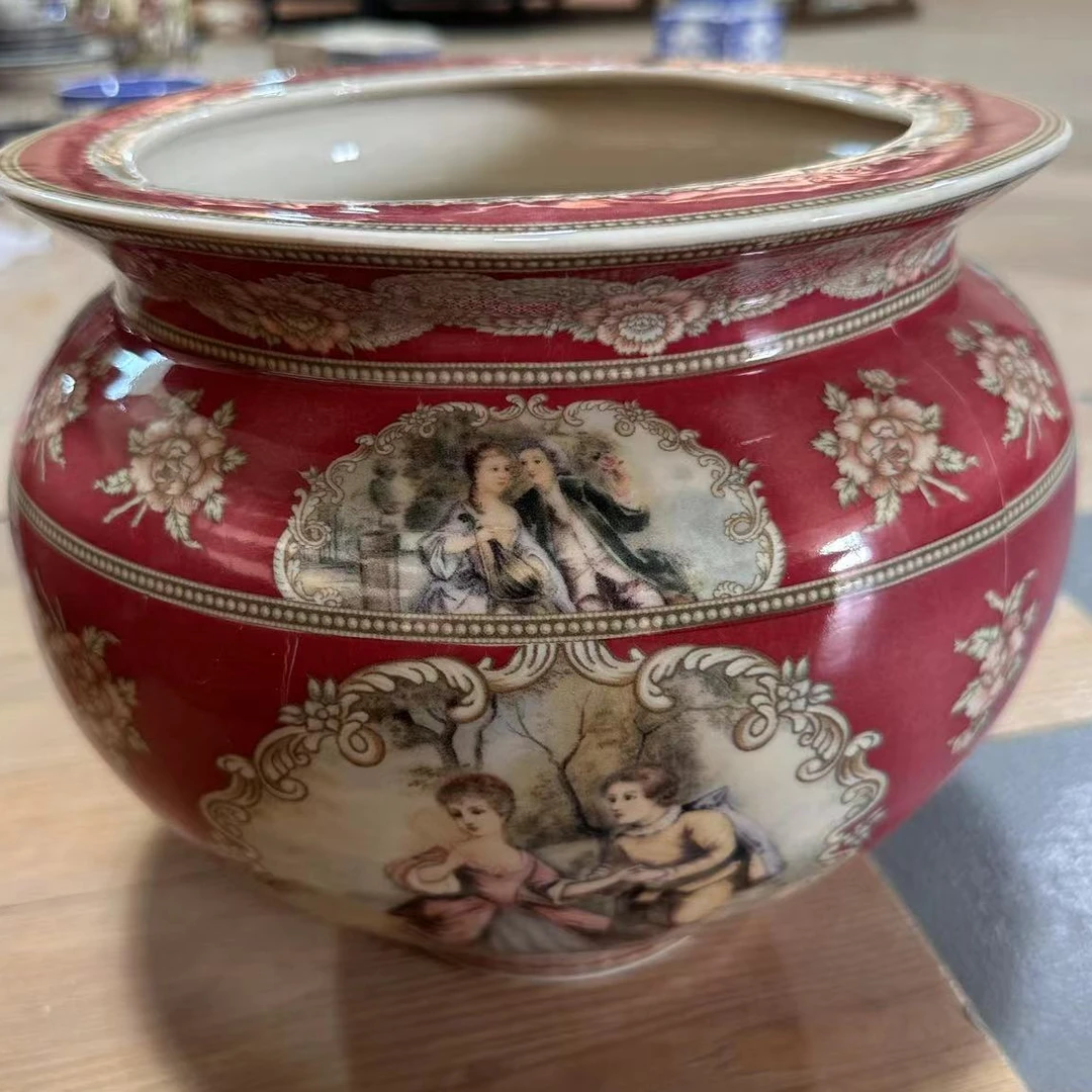 欧洲名画 cz 红色系列大花瓶
