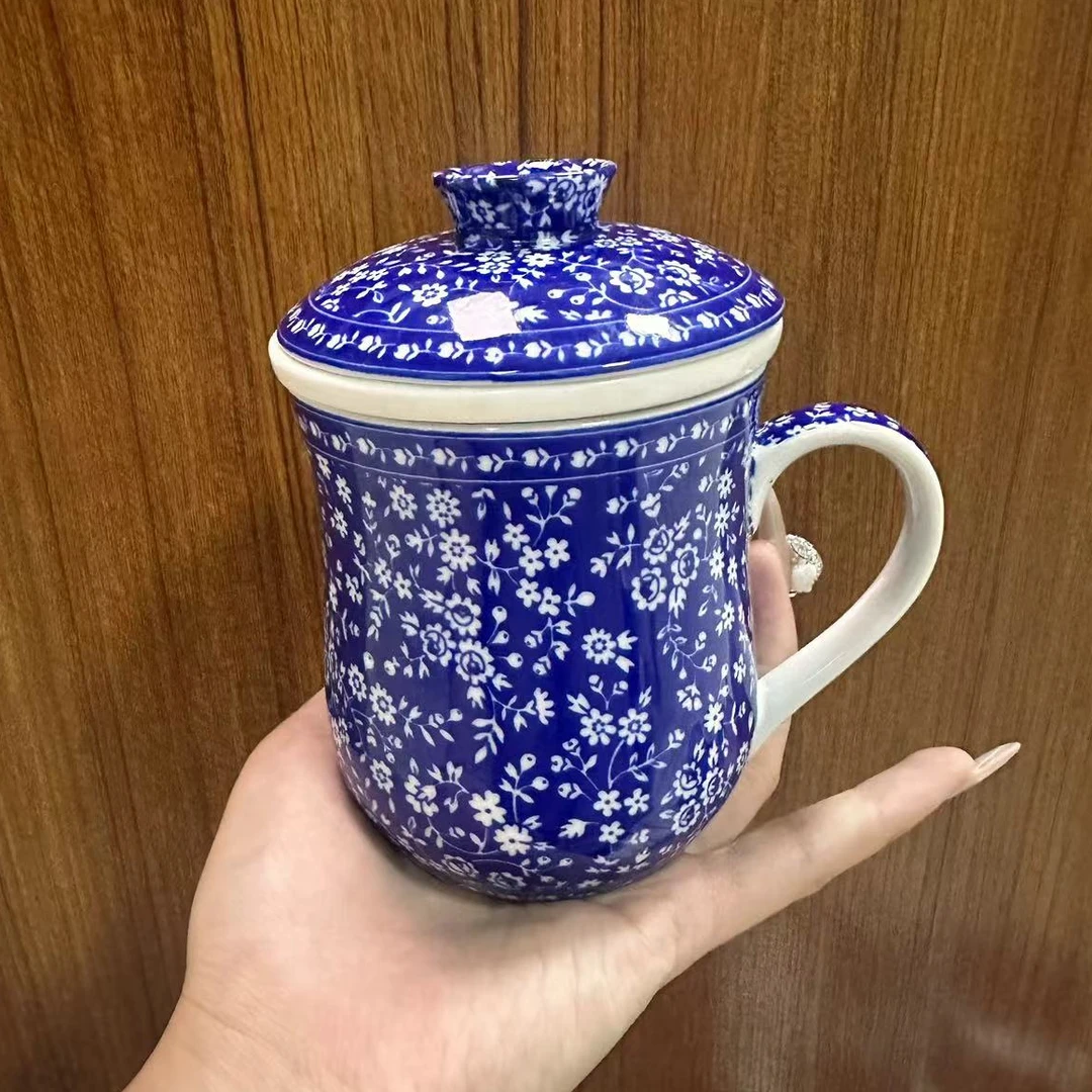 欧洲名画 cz 青花系列马克杯