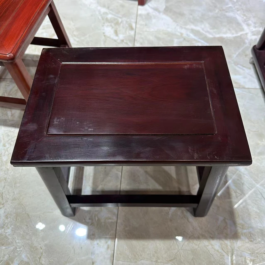 非洲红酸枝木长方凳 24-34-31cm