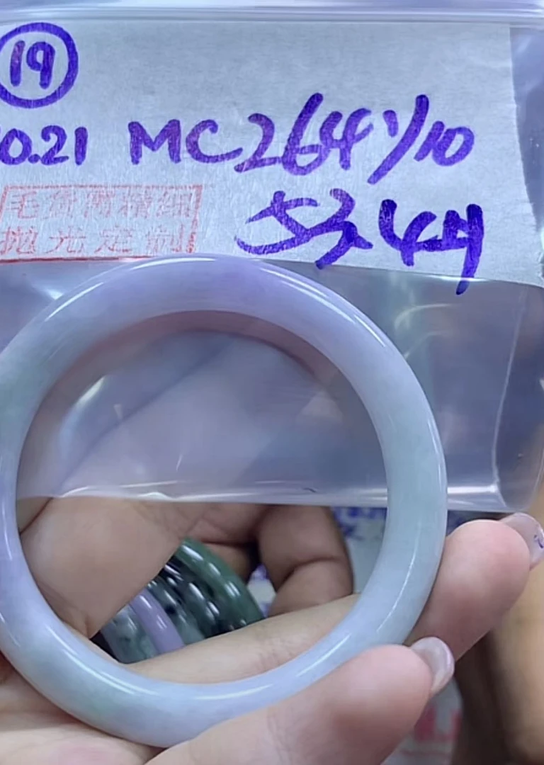 定制翡翠未镶嵌毛货需精细抛光19圆条53.4+264元+拍一发一