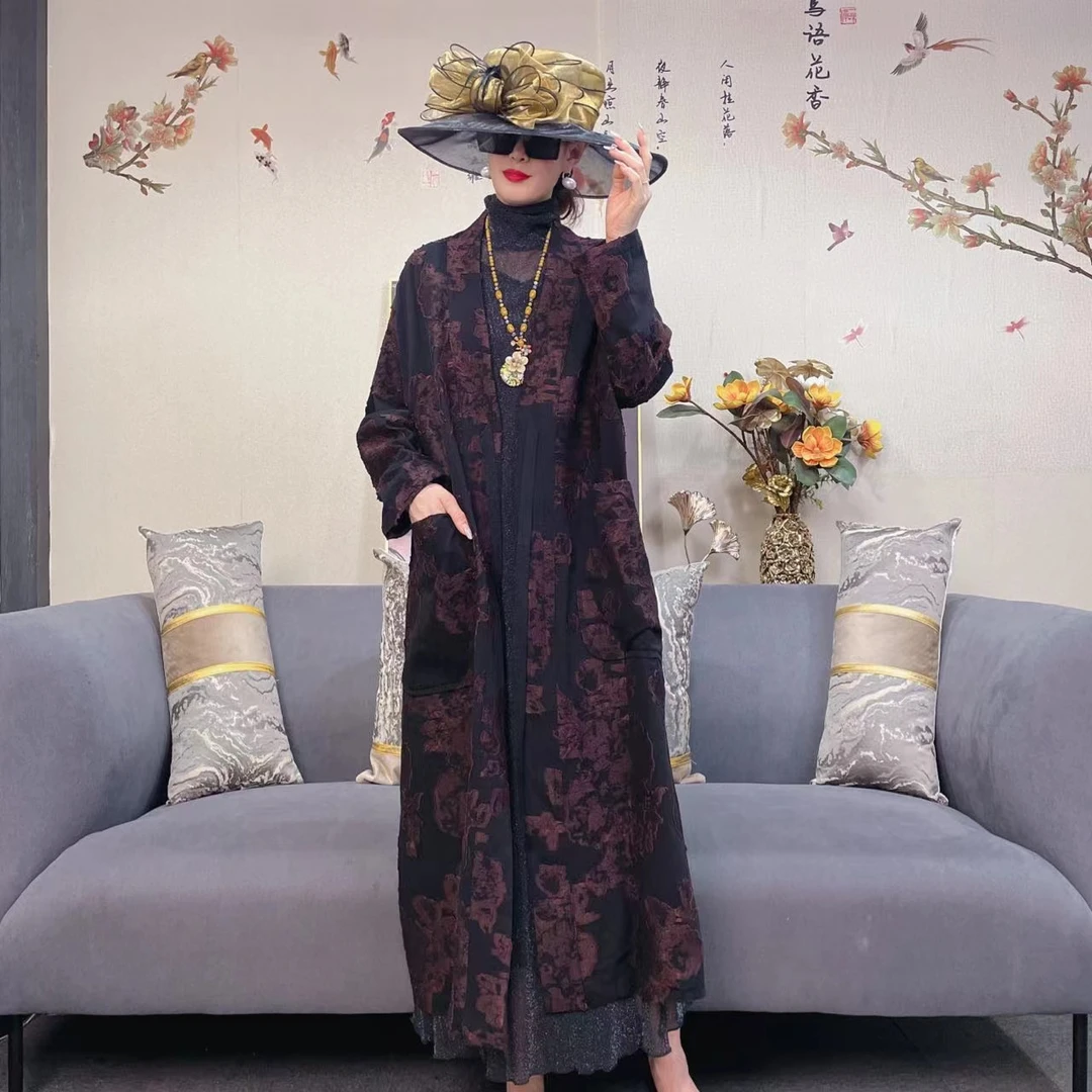 70653时尚复古优雅秋季上新洋气名媛气质休闲百搭外套