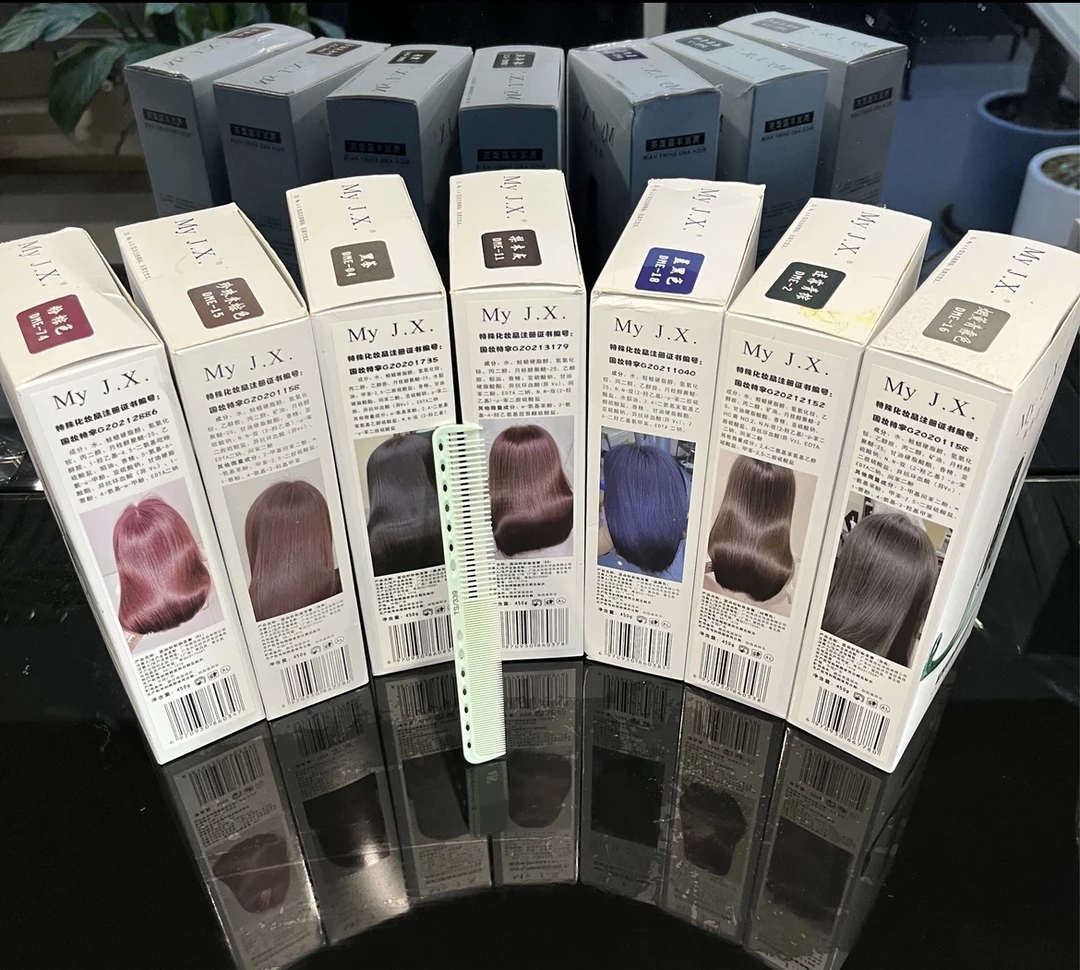 可备注选择颜色、拍1发5盒、大盒微潮色染膏、上色米棕色