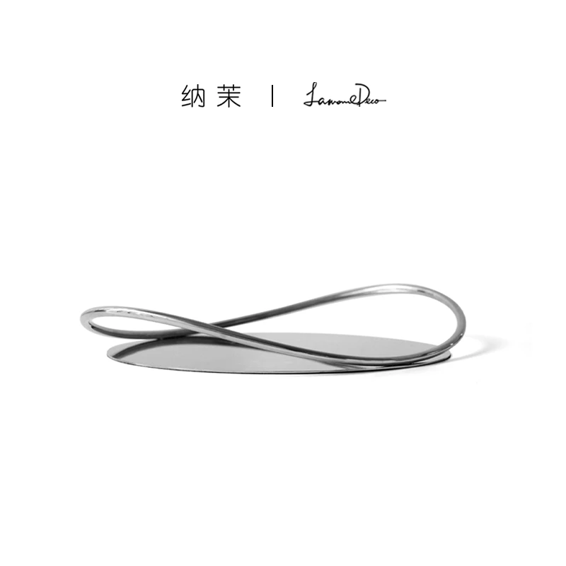 【阿男ANAN专属】LamomeDeco北欧风不锈钢水果盘托盘家居网红摆件