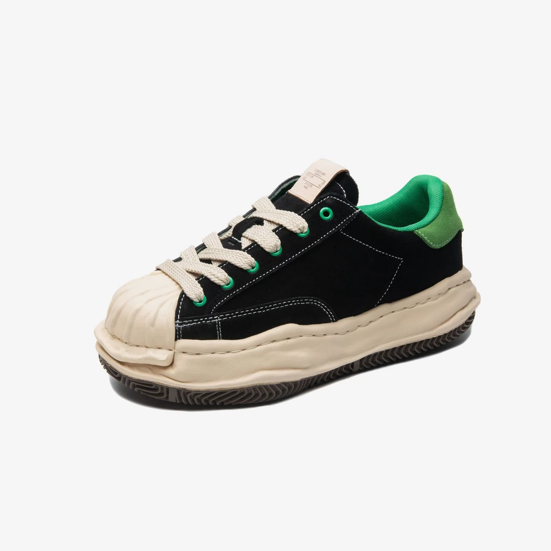 贝壳头溶解鞋男女小众原创情侣运动复古潮流板鞋