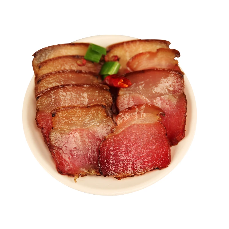 【幺妹家后腿腊肉】湖北高山土猪后腿腊肉 柴火烟熏肉川味腊肉1斤