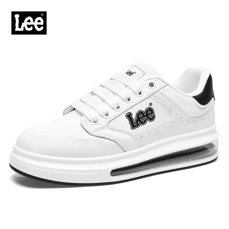 Lee2024秋冬新款情侣休闲气垫板鞋时尚百搭透气厚底减震防滑潮鞋