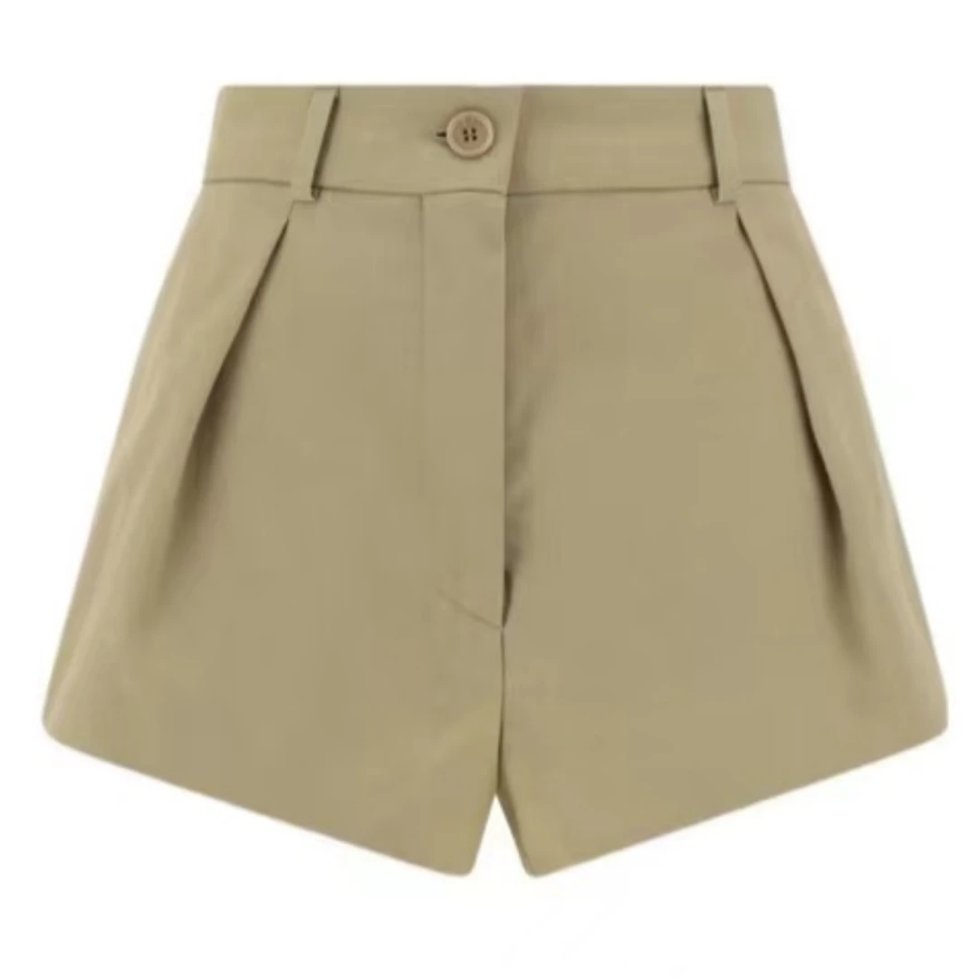 Sportmax / 全新带吊牌 棕色腰带环短裤 40码
