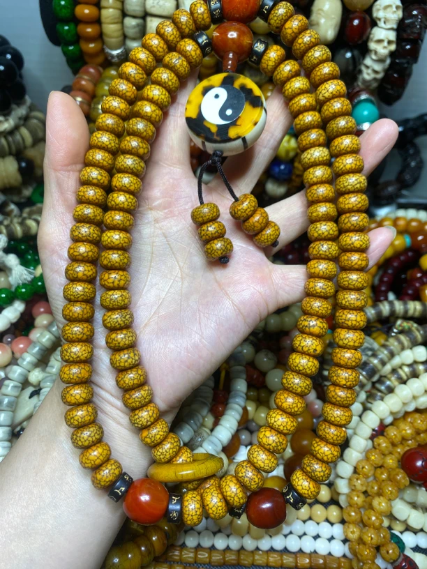 12直径黄金籽星月菩提