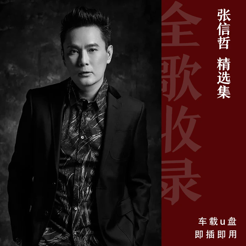 张信哲全收录专辑车载U盘歌曲伤感情歌华语老歌无损高音质优盘8GB