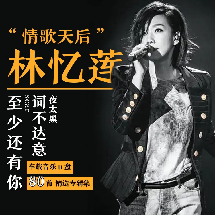 林忆莲专辑汽车载U盘歌曲华语怀旧老歌流行歌曲无损高音质MP3优盘
