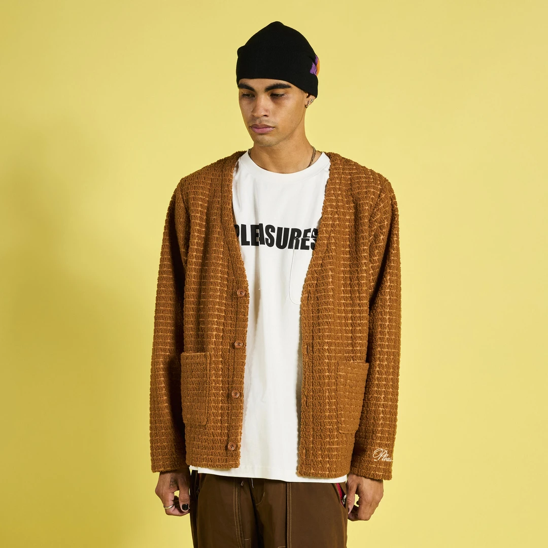 PLEASURES BOREDOM CARDIGAN针织外套