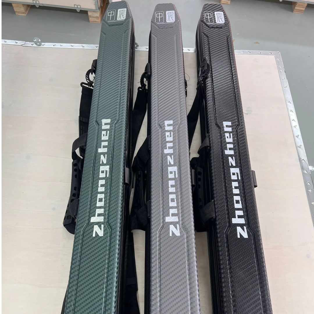 中震新款硬壳鱼竿包渔具包加厚耐用鱼杆包多功能轻便型手提鱼具包