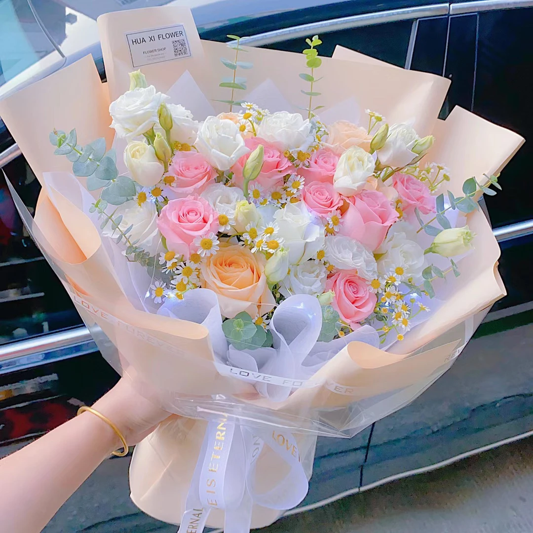 玫瑰花束送长辈女性鲜花速递同城全国花店配送团购上门