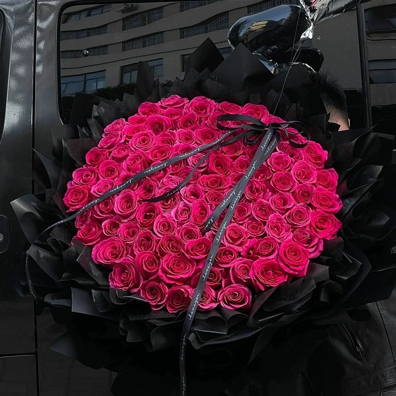 〖全国同城配送 可预约〗全国弗洛伊德玫瑰花束同城鲜花生日花店鲜