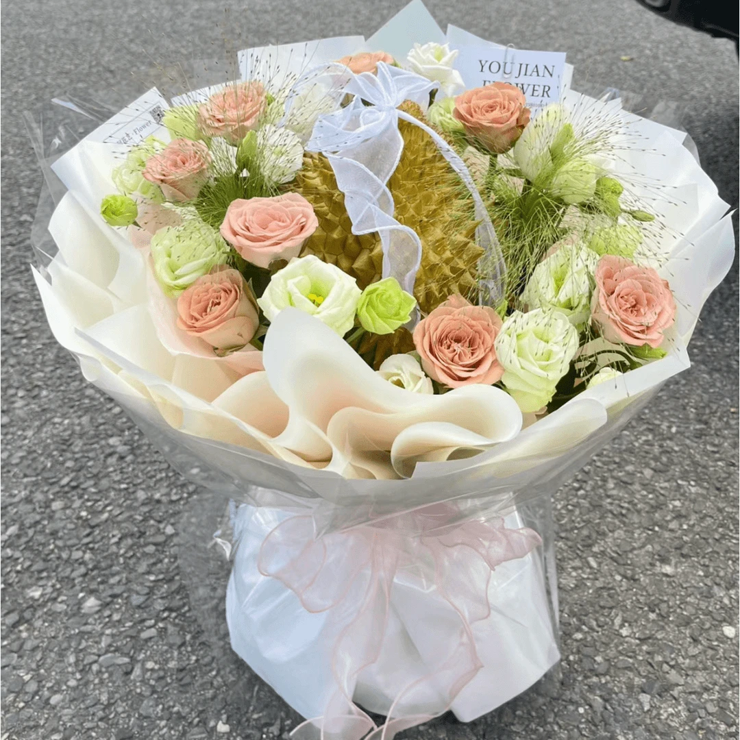 小时达花束榴莲西瓜芒果花束送花上门同城鲜