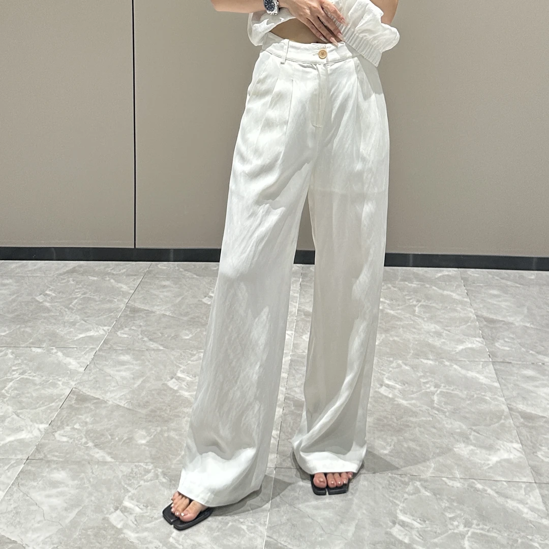 【海哥精选】南油新款高端天丝亚麻冰感显瘦长裤SV5268