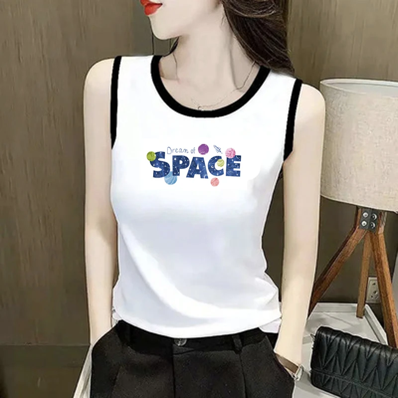 2025新款韩版夏季吊带打底女内搭外穿超火ins潮显瘦学生T恤上衣服