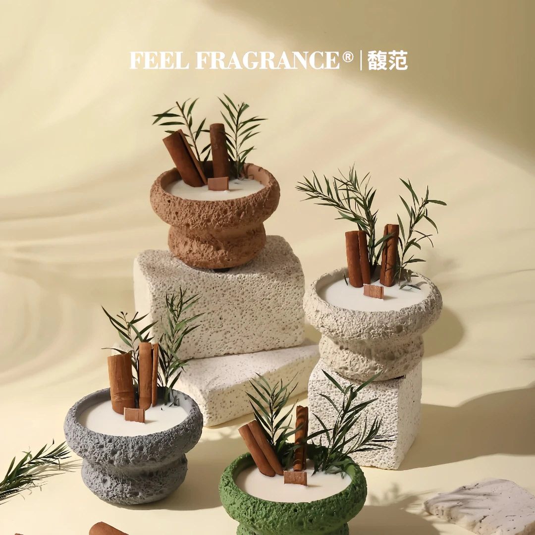 馥范雅室四馨香薰蜡烛礼盒茶香室内卧室摆件2024新款生日礼物