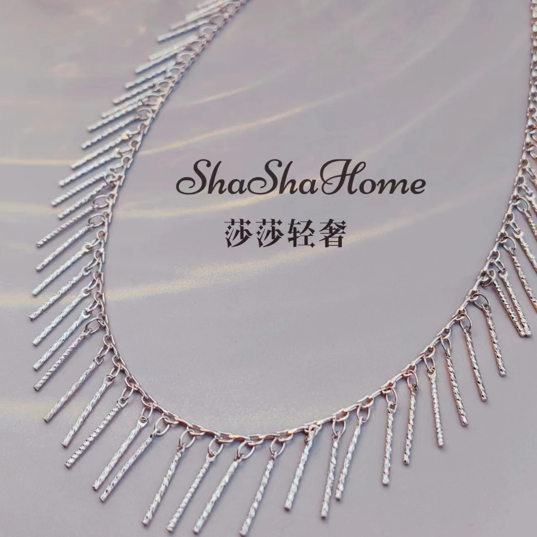 铜合金项链 J·S【颈上颜】精致个性小众流苏项链欧美轻奢时尚