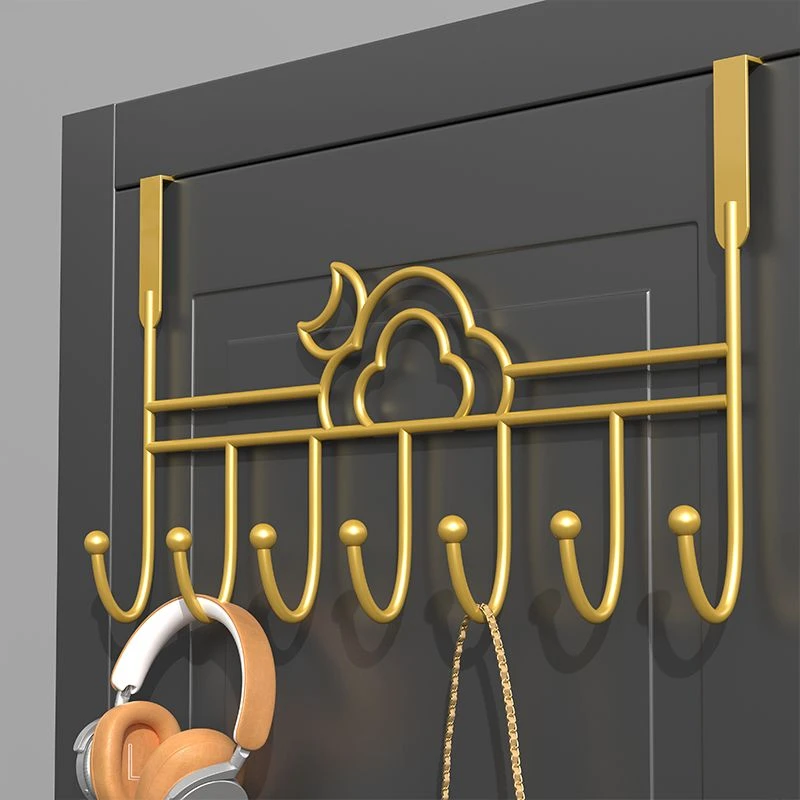 门后挂钩轻奢挂衣架免打孔墙上衣架家用壁挂神器衣服置物架衣服架