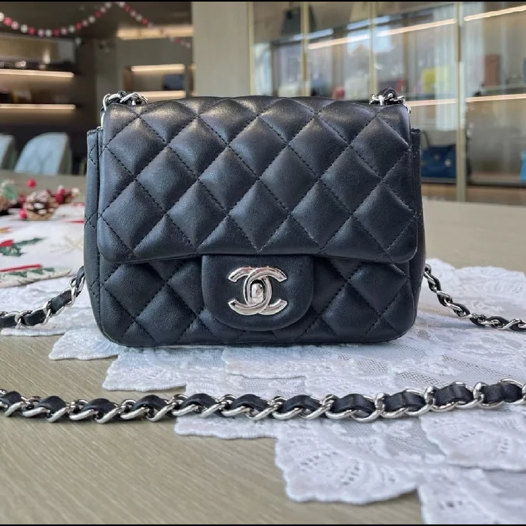 95新 Chanel/香奈儿 林老板/052406/经典方胖子单肩斜挎口盖包