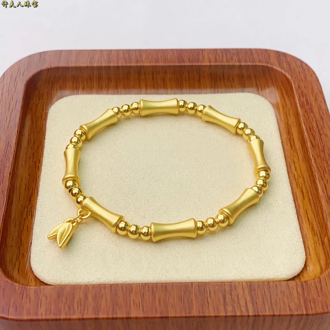 足银手链 足银 节节高升时尚百搭轻奢 竹节手串