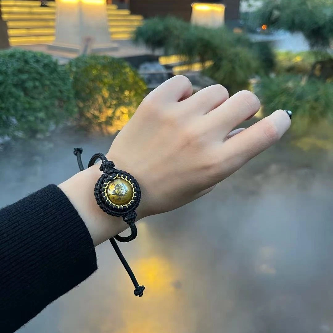 添眼少女可爱球球钥匙扣