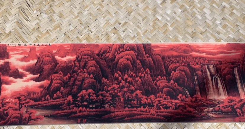 【闪购商品】小卷 万山红遍 工艺画