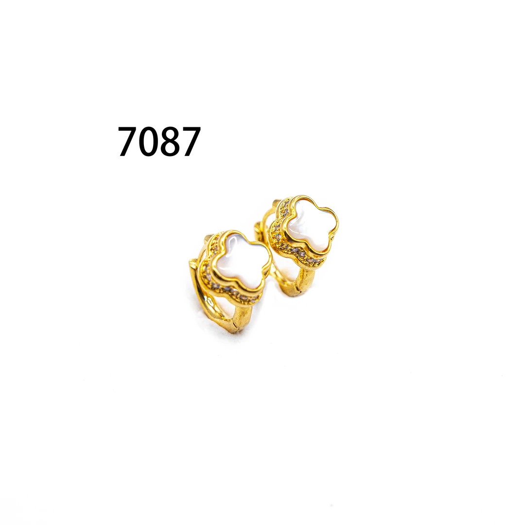 铜合金耳饰 时尚气质轻奢耳环新款小众设计高级感耳饰～7087