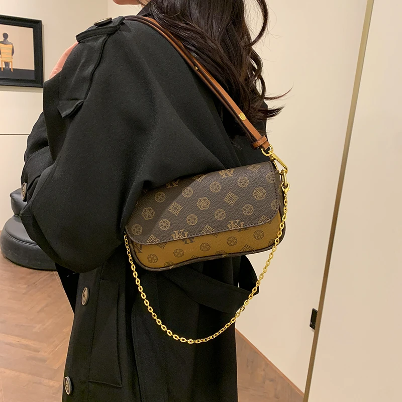 麻将包轻奢时尚经典斜跨女包百搭腋下肩包洋气小包包女士