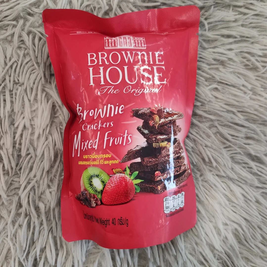 泰国进口九日混合水果味布朗尼脆片