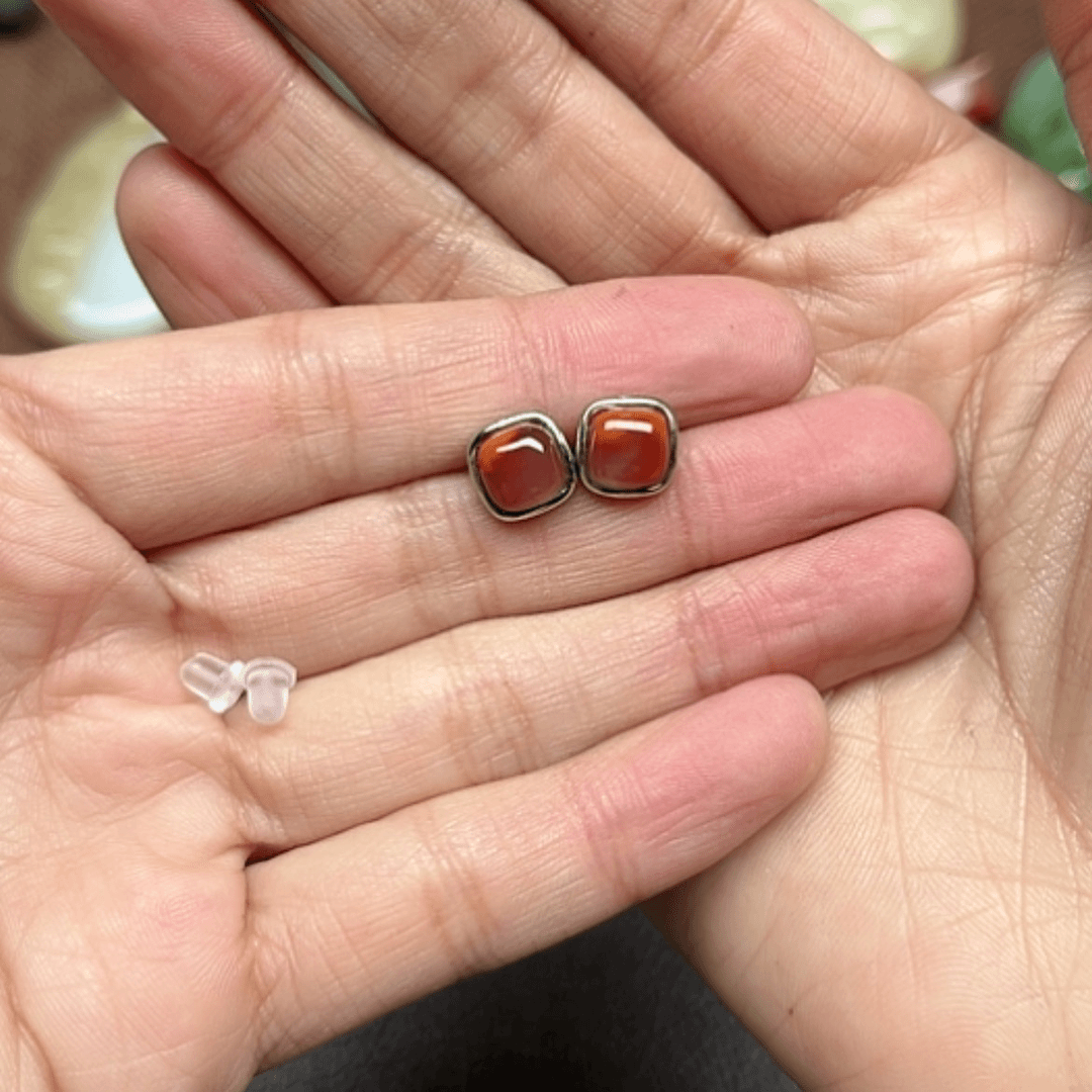 【闪购商品】和田玉耳坠银S925镶嵌