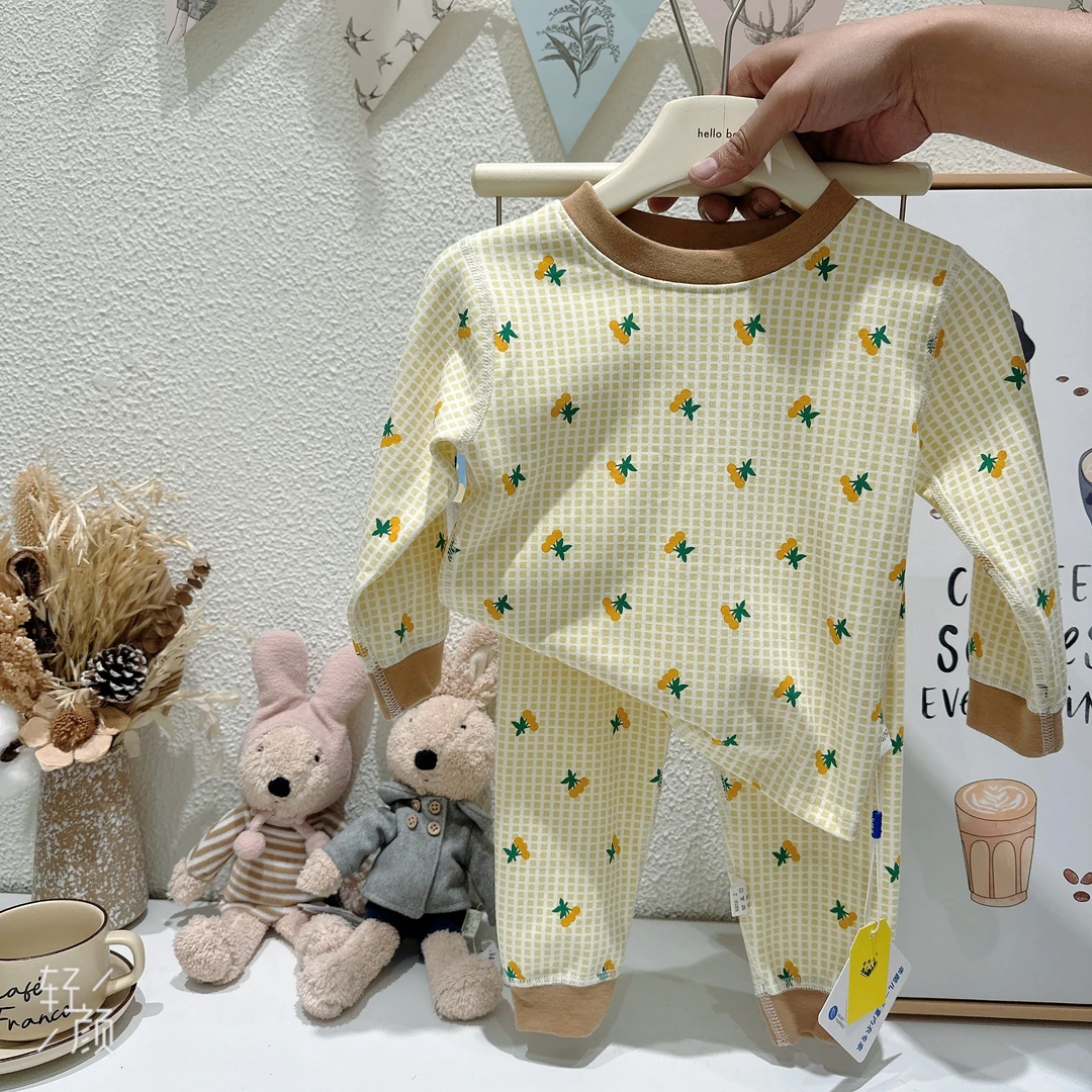秋冬新款小童家居服宝宝内衣秋衣裤德绒保暖内衣