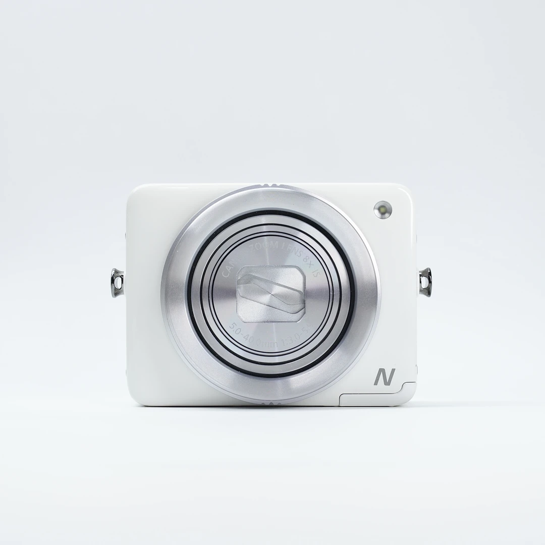 99新 Canon/佳能 N1 奶白豆腐块 翻转触控屏 8倍光学变焦